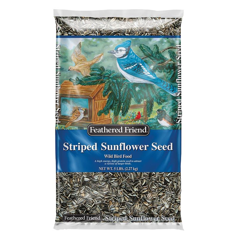 Feathered Friend 14467 Striped Sunflower Seed, 5 lb