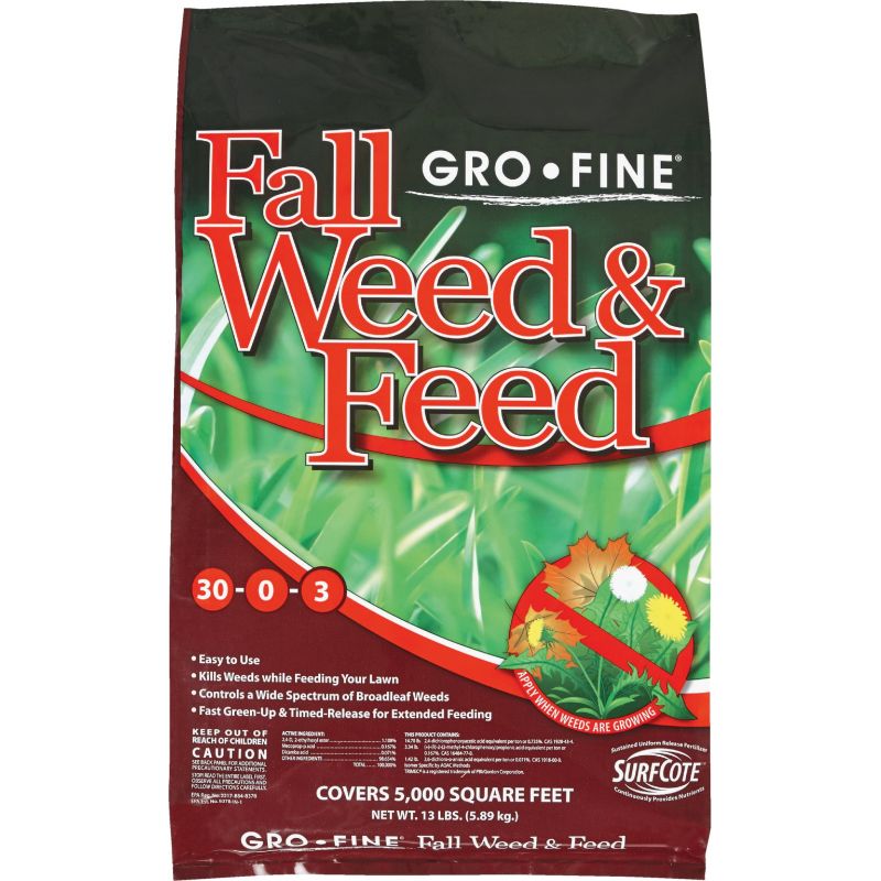 Gro-Fine Winterizer Fall Weed &amp; Feed Fertilizer 13 Lb.