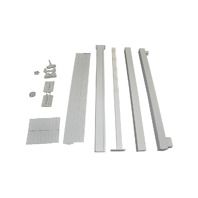 Regal ASGP-0W Gate Kit, 42 in H, Aluminum, White, Powder-Coated White
