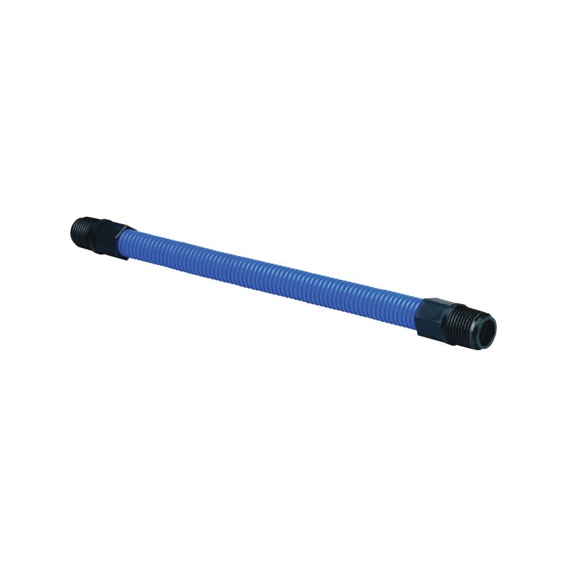 Orbit Multi-Flex 37320 Riser, 1/2 in Connection, 12 in L, MNPT, Polyethylene, Blue Blue