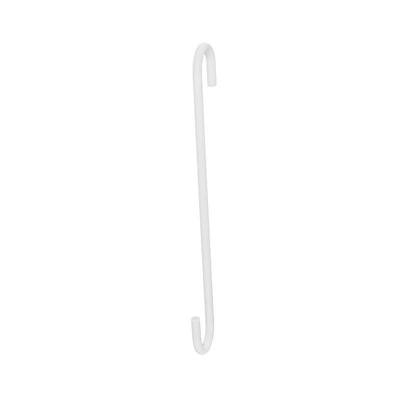 National Hardware Modern Series N275-519 Large S-Hook, 2-1/4 in L, 8 in H, Steel, White White