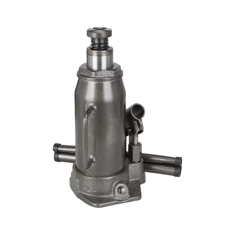 ProSource T010712 Hydraulic Bottle Jack, 12 ton, 9-3/8 to 18-7/16 in Lift, Steel, Gray Gray
