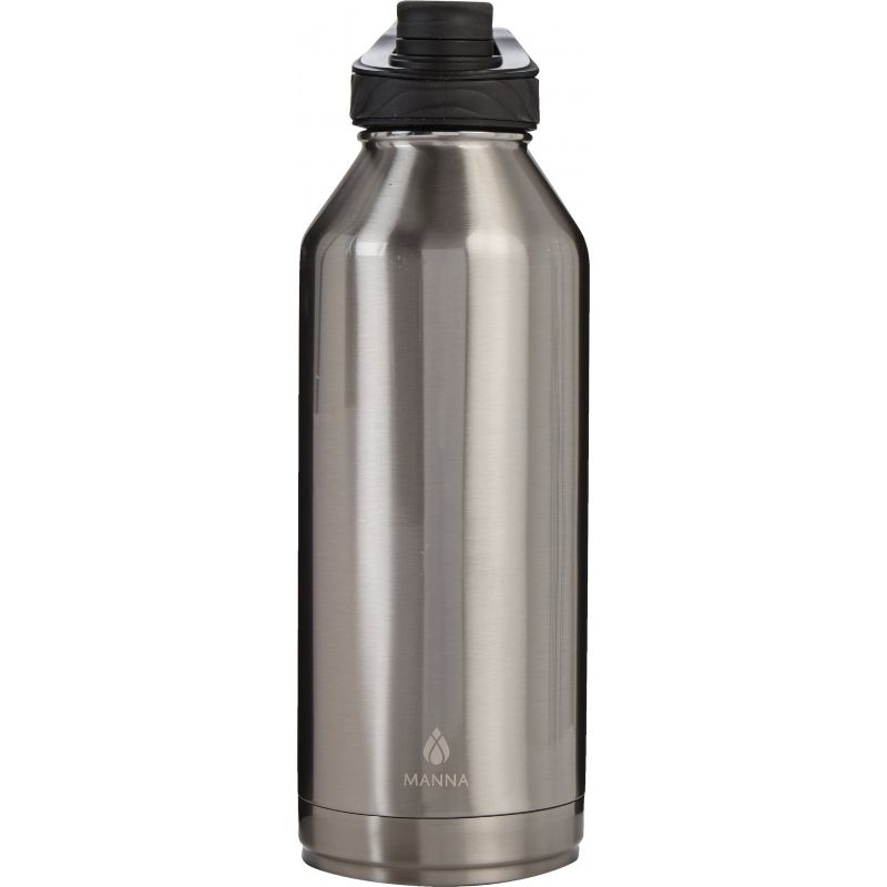 Manna Convoy Insulated Vacuum Bottle 80 Oz., Silver