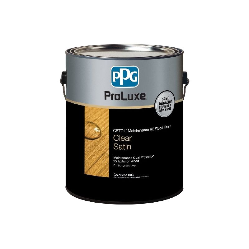 PPG Proluxe Cetol SIK61003/01 Wood Finish, Clear, Liquid, 1 gal, Can