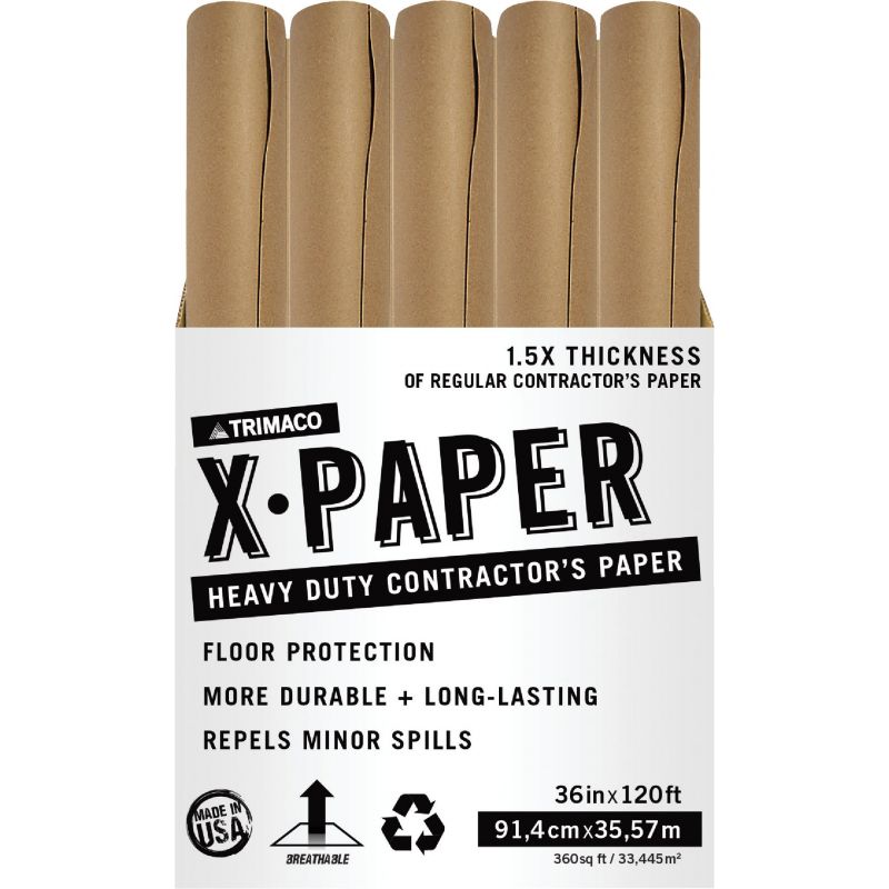 Trimaco X-Paper Floor Protector Brown
