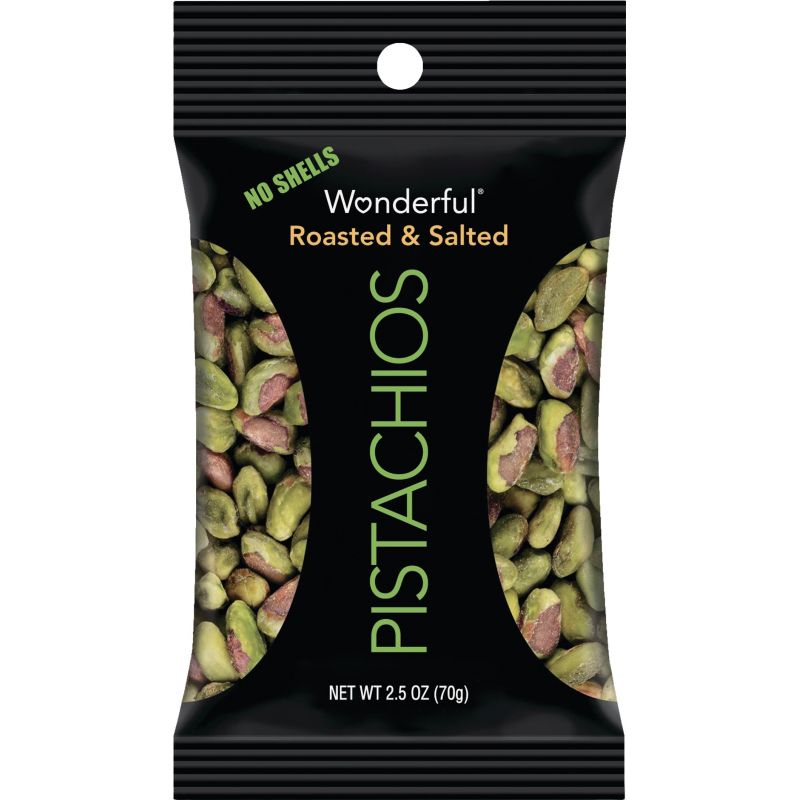 Wonderful Shelled Pistachios 2.5 Oz. (Pack of 8)