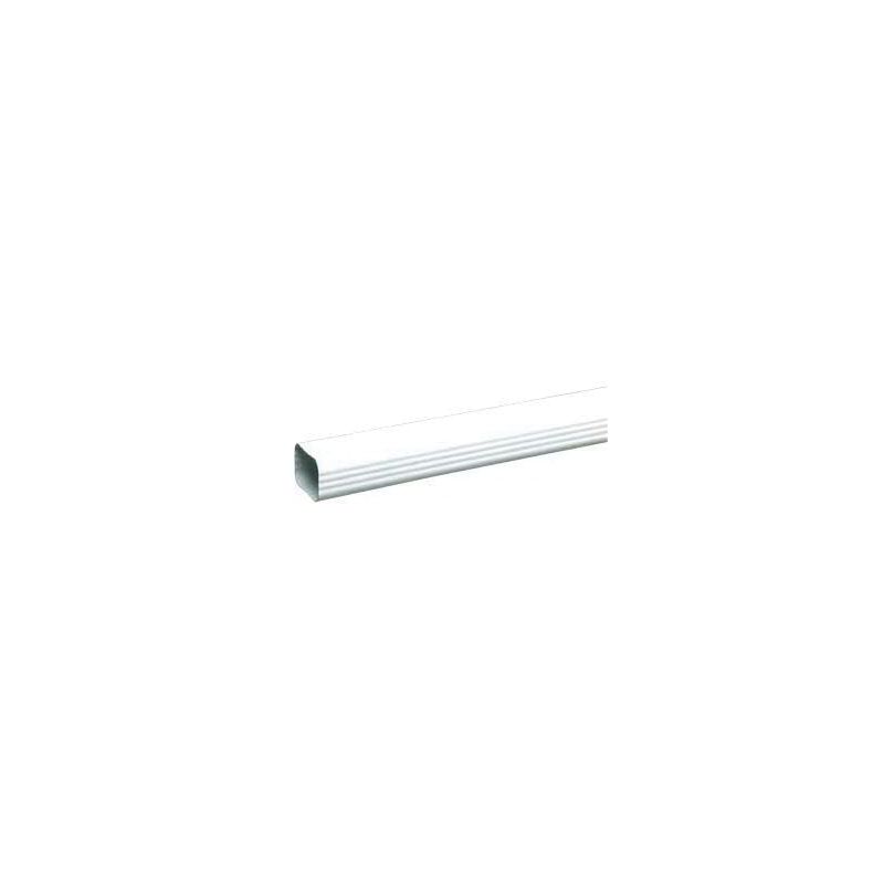 Amerimax M0593 Roofing Gutter, 10 ft L, 3 in W, Vinyl, Traditional White Traditional White (Pack of 6)