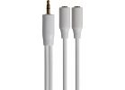 RCA Y-Splitter Audio Cable White