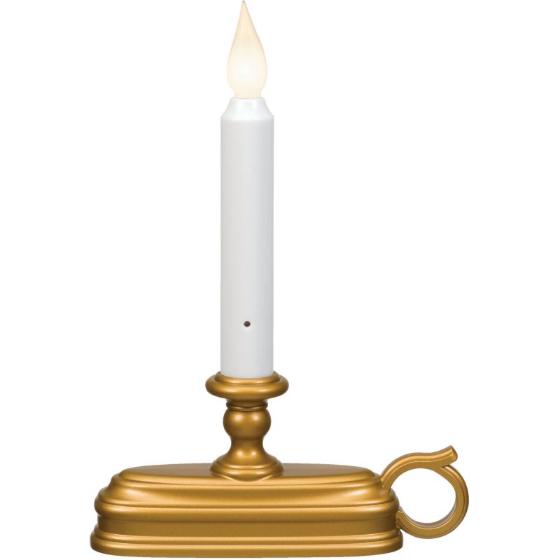 Xodus Deluxe Battery Operated Candle Antique Brass