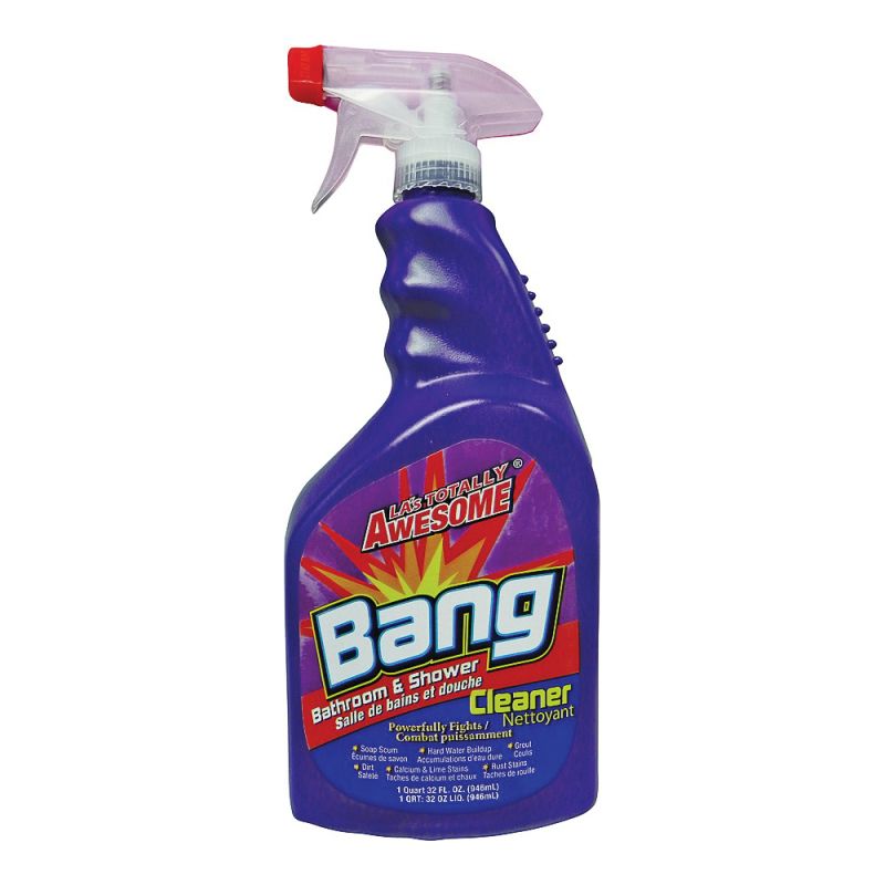 LA&#039;s TOTALLY AWESOME BANG 203 Bathroom Cleaner, 32 oz, Liquid (Pack of 12)