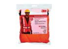 3M TEKK Protection 94625-80030T Reflective Safety Vest, One-Size, Fabric, Fluorescent Orange One-Size, Fluorescent Orange