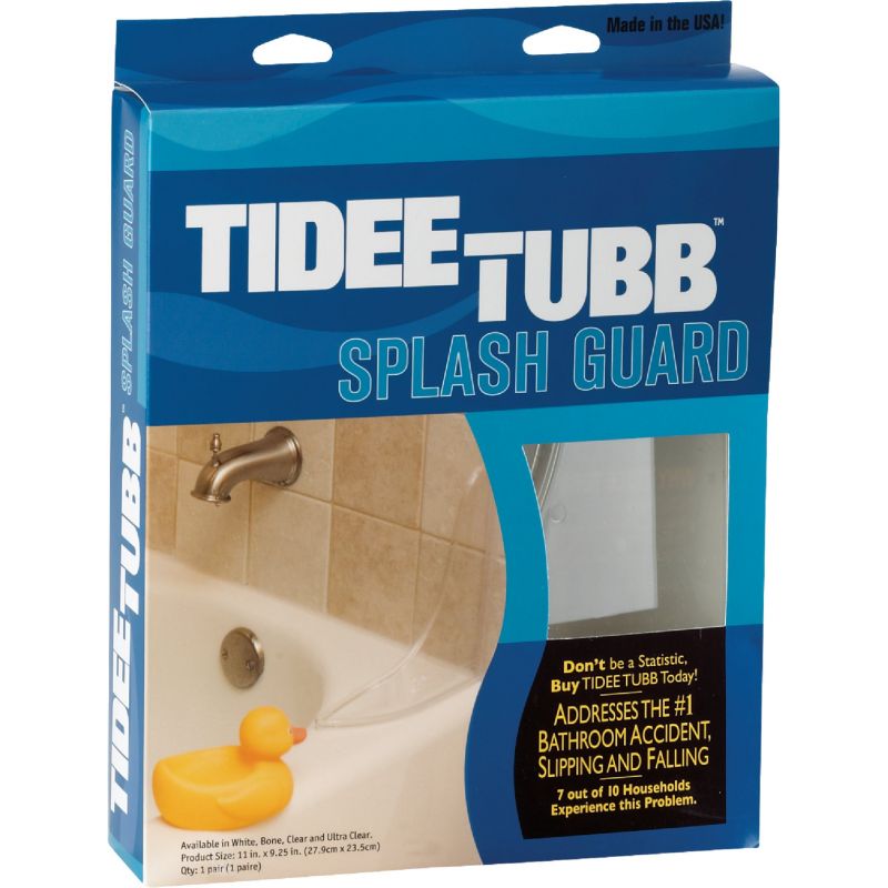 Tidee Tubb Tub &amp; Shower Splash Guard Clear