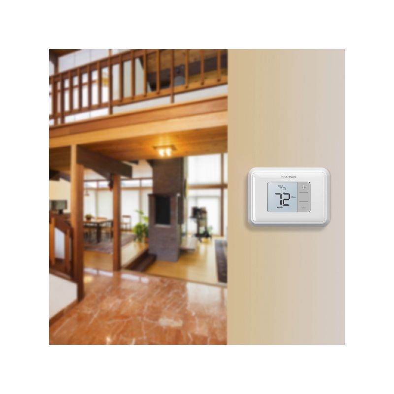 Honeywell RTH5160 Series RTH5160D1003 Non-Programmable Thermostat, 24 V, White White