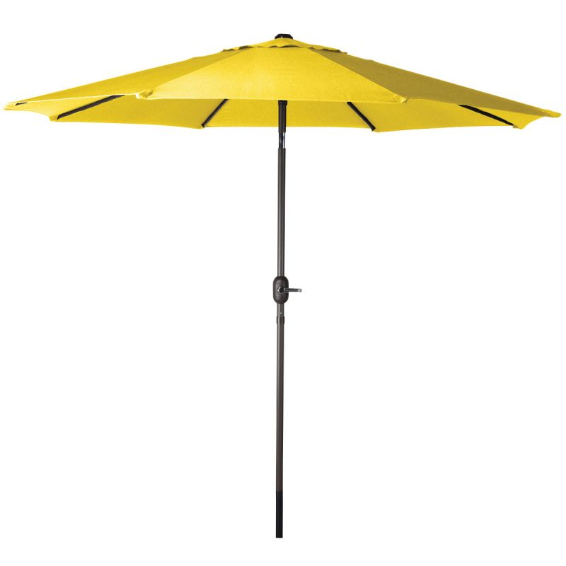 Seasonal Trends 60038 Crank Umbrella, 92.9 in H, 107.9 in W Canopy, 107.9 in L Canopy, Round Canopy, Steel Frame