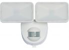 Heath Zenith Battery Operated Security Light Fixture White