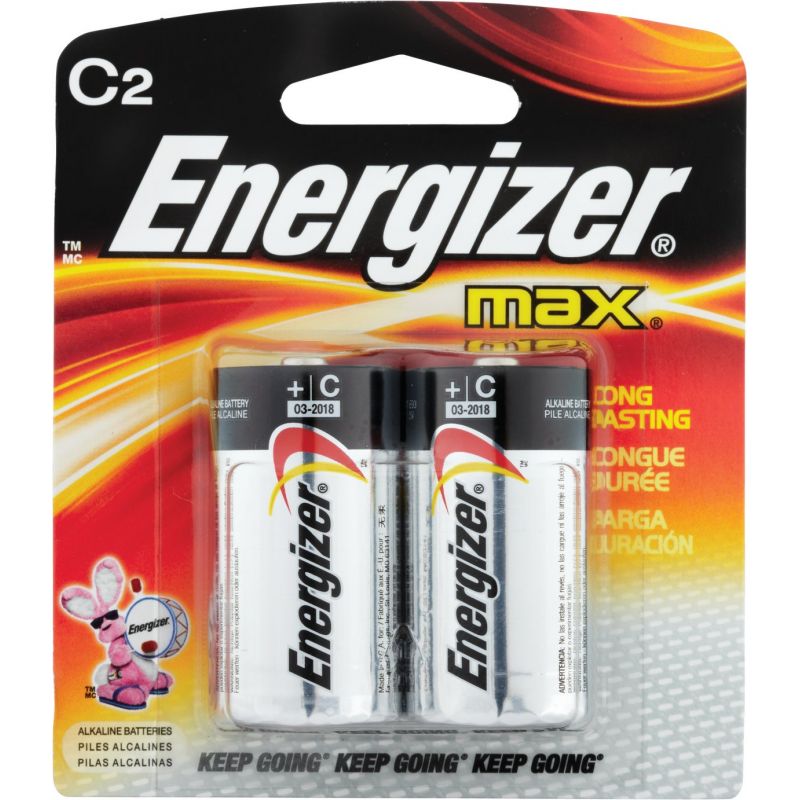Energizer Max C Alkaline Battery 8350 MAh