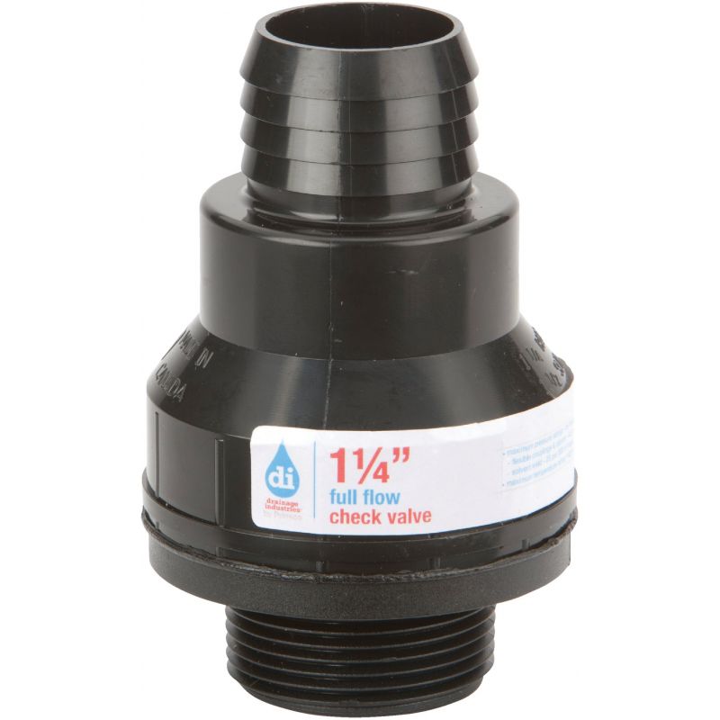 Drainage Industries Sump Pump Check Valve 1-1/4 In.