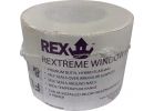 REX REXTREME Butyl-Hybrid Adhesive Window Wrap &amp; Flashing Tape1 White