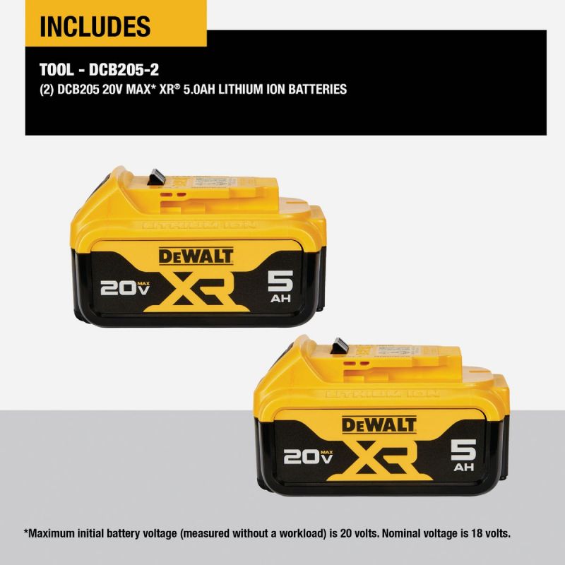 DEWALT 20V MAX XR Lithium-Ion Premium Battery Pack