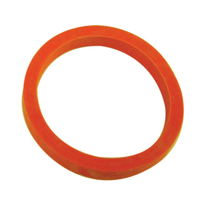 Danco 36646B Faucet Washer, 1-1/4 in ID x 1-1/2 in OD Dia, 3/16 in Thick, Rubber, For: 1-1/4 in Size Tube Orange
