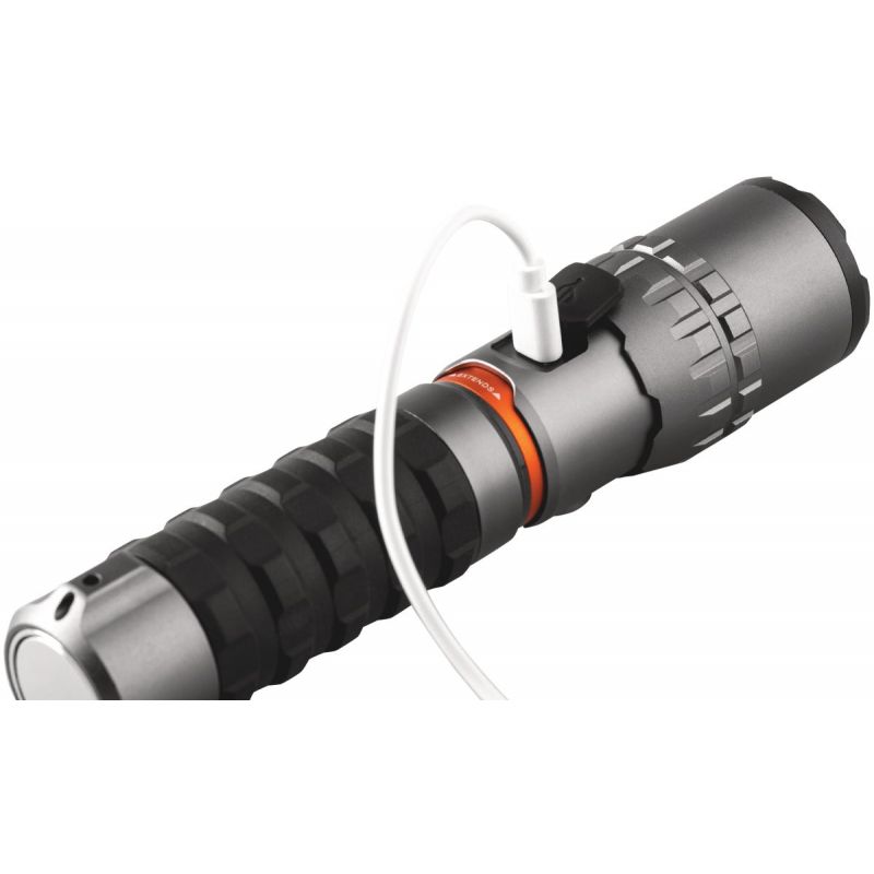 Nebo Slyde King LED Rechargeable Flashlight Gray/Dark Gray