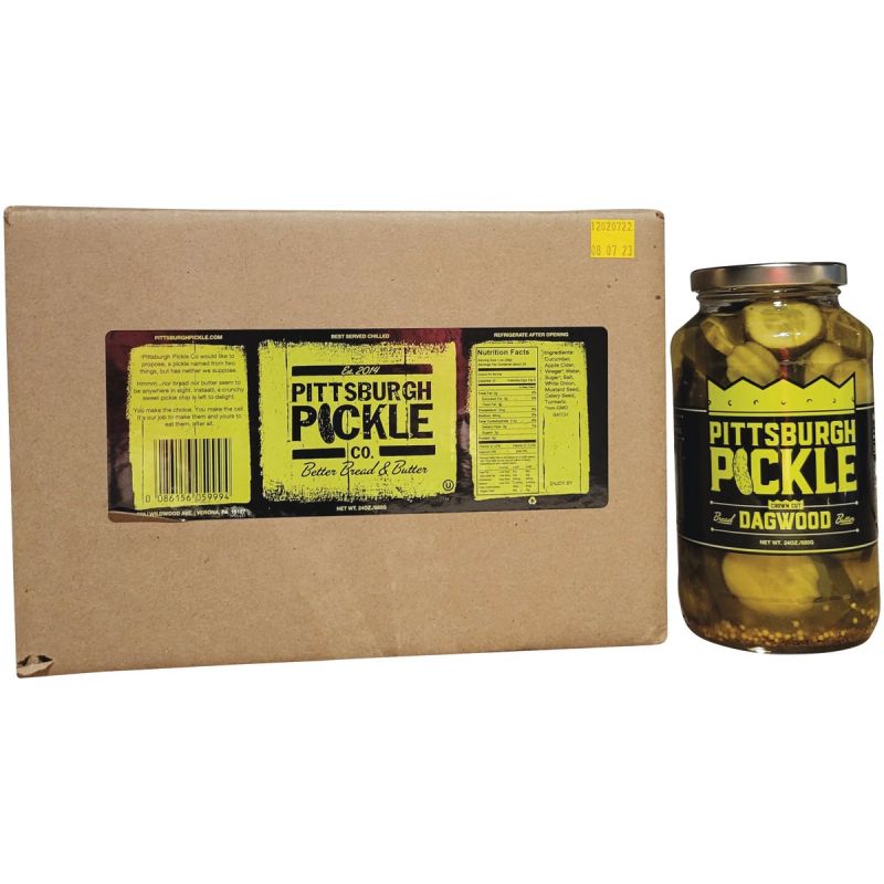 Pittsburgh Pickle Company Original Dill Pickles 24 Oz. (Pack of 6)