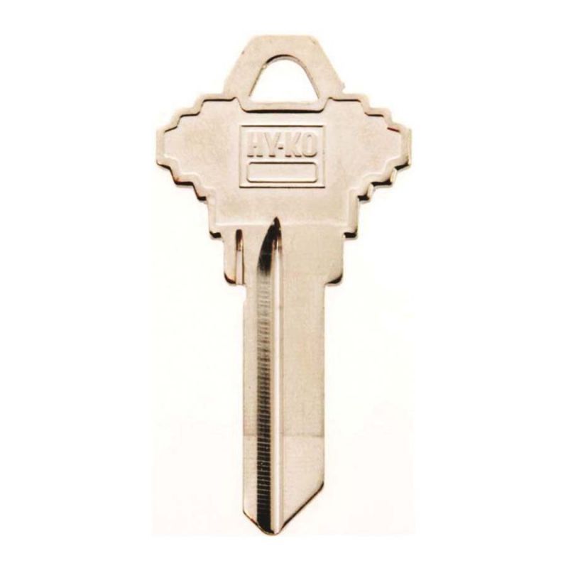 Hy-Ko 21250SC1 Key Blank, Brass, Nickel, For: Schlage SC1 Keyways (Pack of 50)