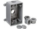 Bell Weatherproof PVC Outdoor Outlet Box Gray