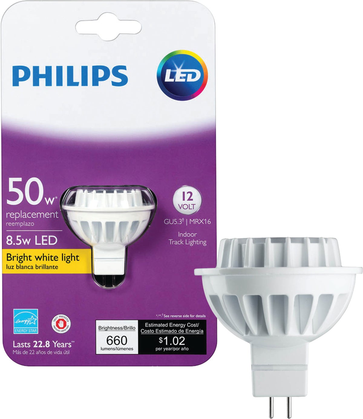 Buy Philips MR16 GU5.3 Base LED Spotlight Light Bulb