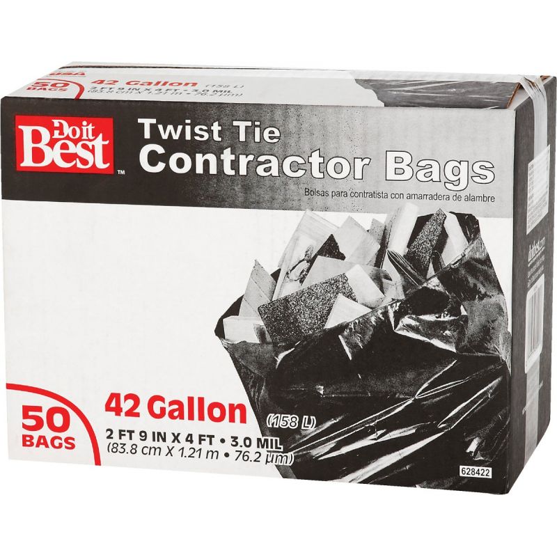 Ruffies Pro Contractor Bags, Heavy Duty, 42 Gallon - 10 bags