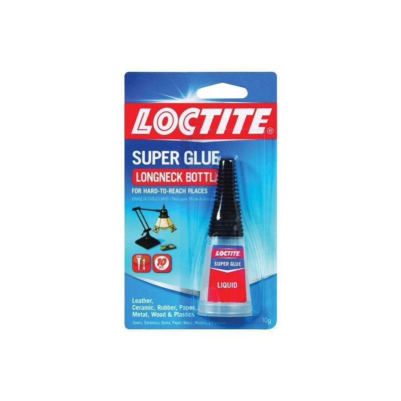 Loctite 234796 Super Glue, Liquid, Irritating, Clear, 10 g Bottle Clear