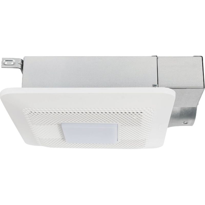 Panasonic Whisper Thin 80/100 CFM Auto Bath Exhaust Fan with LED Light White