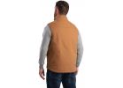 Berne Men&#039;s Sherpa-Lined Duck Vest 2XL, Brown Duck