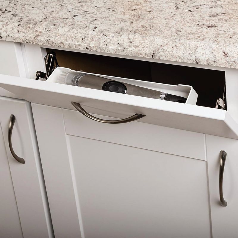 Knape &amp; Vogt Real Solutions Front Sink Tray White