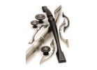Amerock Sterling Traditions Series BP1302G9 Cabinet Pull, 4-15/16 in L Handle, 1 in Projection, Zinc, Sterling Nickel