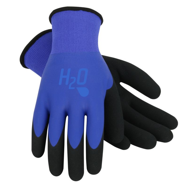 Mud SM7186BS Gloves, S, Latex Coating, Cobalt Blue S, Cobalt Blue