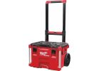 Milwaukee PACKOUT Rolling Toolbox 250 Lb., Black/Red