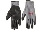 Boss Grip Nitrile Coated Glove L, Black &amp; Gray