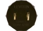 Leviton Outlet to Light Socket Adapter Brown