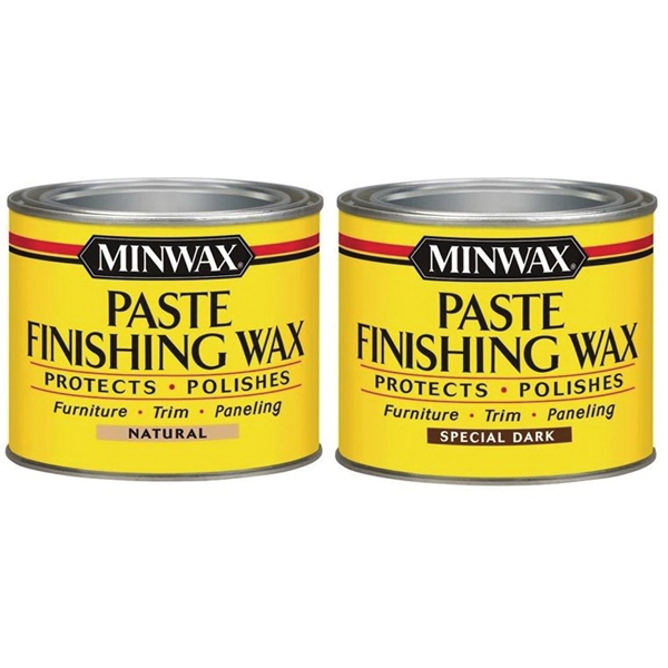Minwax 785004444 Paste Finishing Wax, 1-Pound, Natural - Household