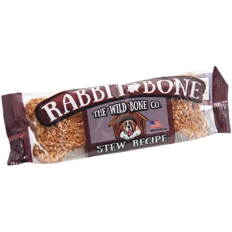 The Wild Bone Company Rabbit Bone Stew Dog Treat 1 Oz. (Pack of 24)