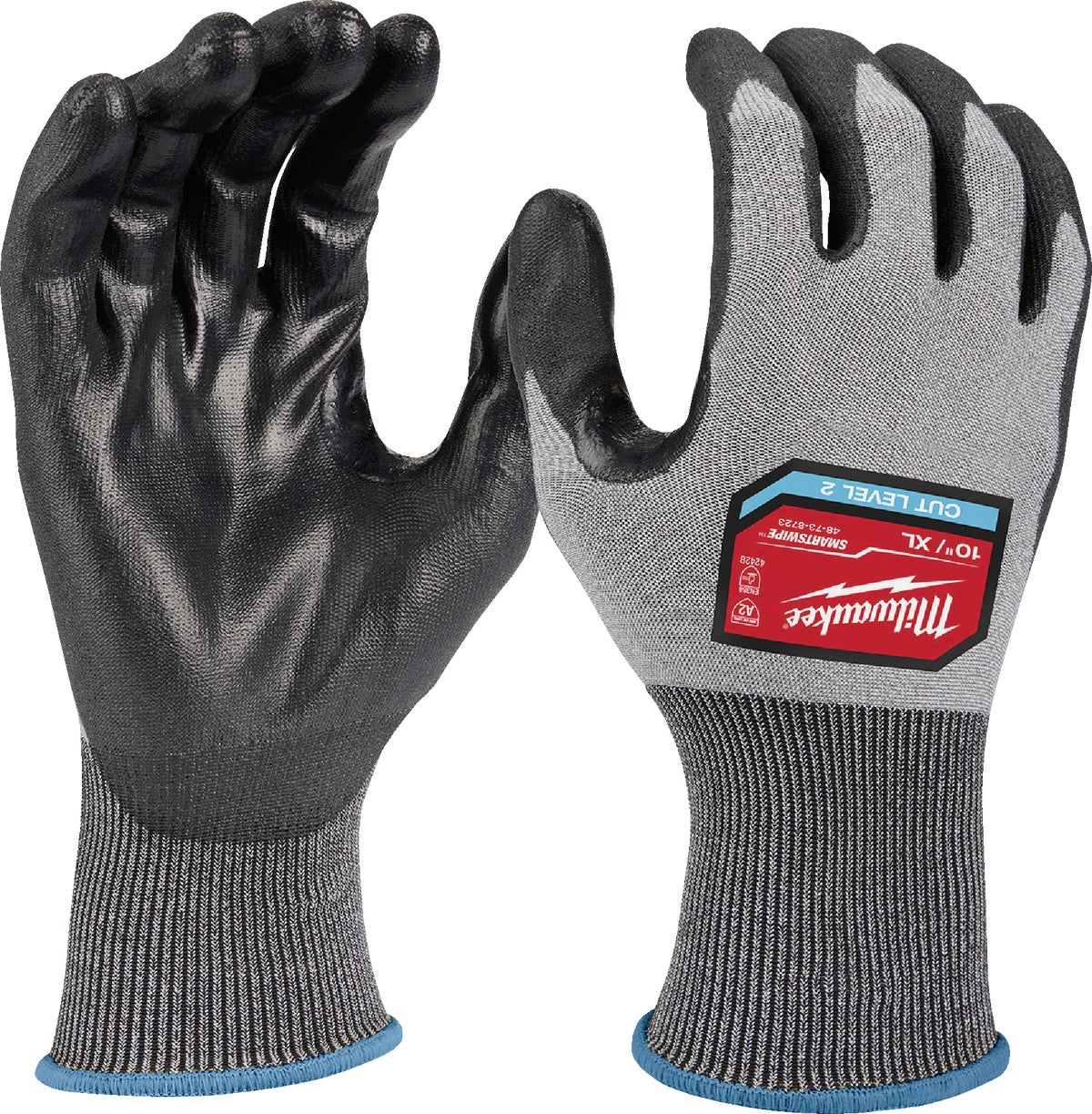 Milwaukee XL Cut Level 3 High Dexterity Polyurethane Dipped Gloves