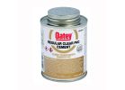Oatey 31012 Solvent Cement, 4 oz Can, Liquid, Clear Clear