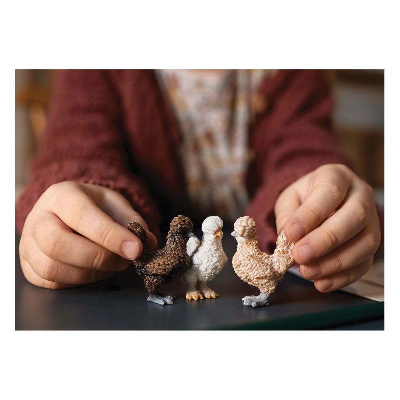 Schleich-S Farm World Series 42574 Chicken Friends Figurine Set, 3 to 8 years, Plastic
