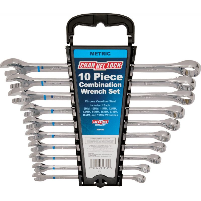 Channellock 10-Piece Metric Combination Wrench Set