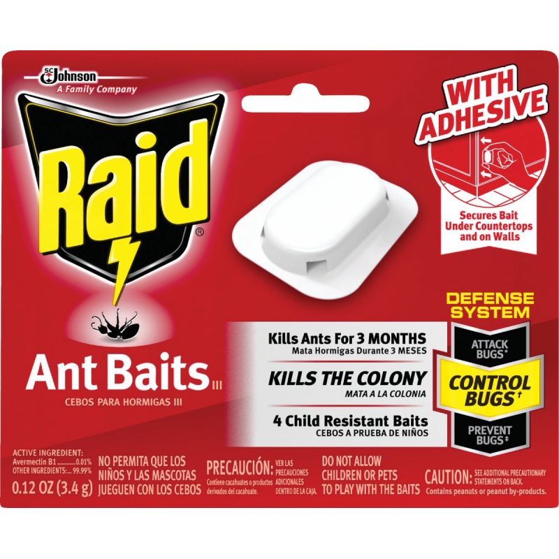 Raid Ant Bait 0.24 Oz., Bait Station