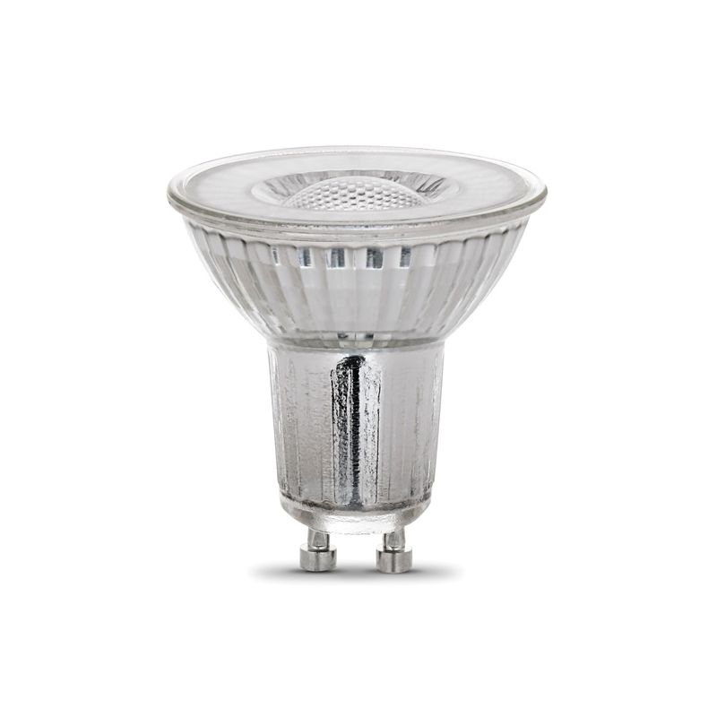 Feit Electric BPMR16GU10/500/93 LED Lamp, Track/Recessed, MR16 Lamp, 50 W Equivalent, GU10 Lamp Base, Dimmable