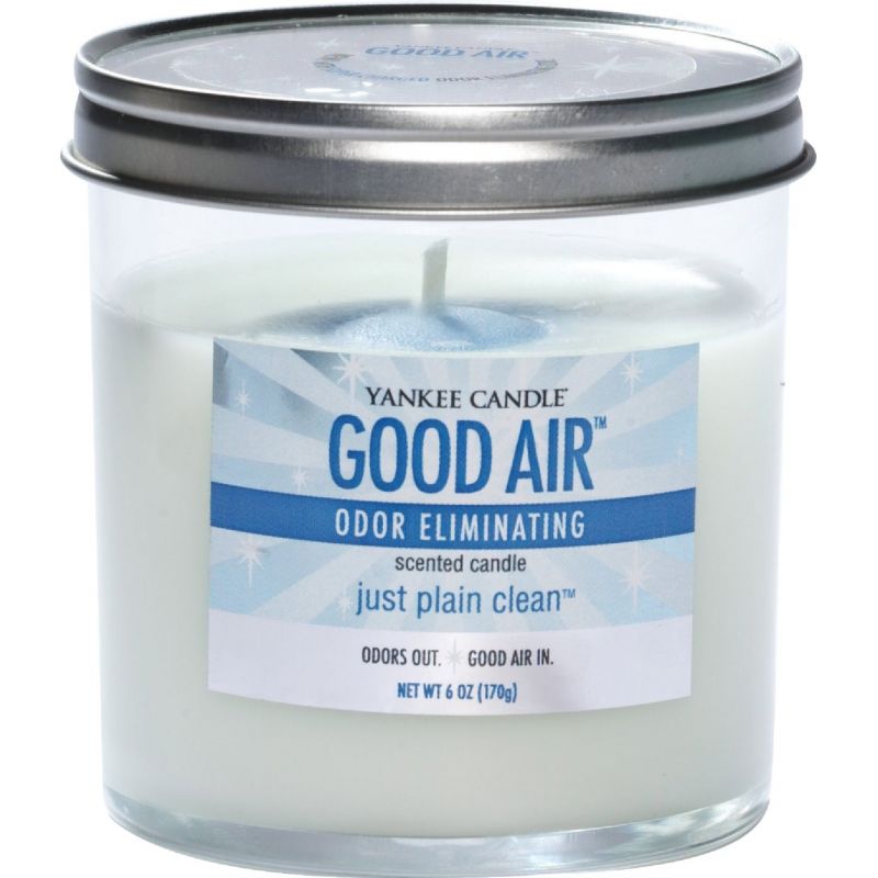 Good Air Freshener Jar Candle White, 6 Oz.