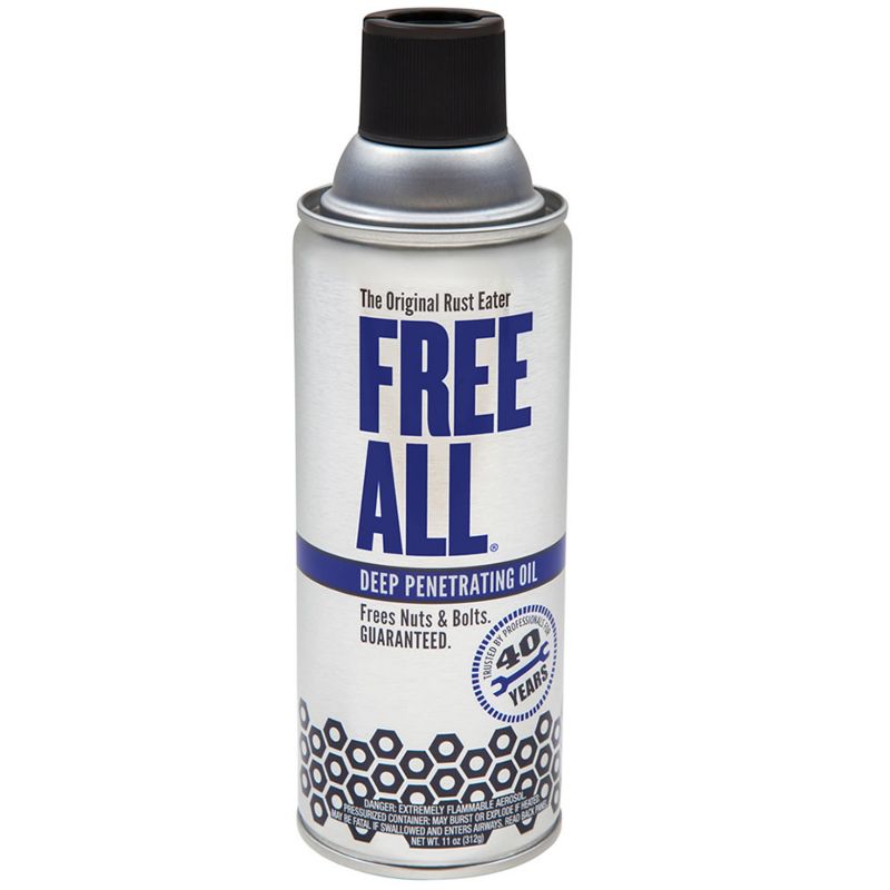 Free All RE12 Deep Penetrating Oil, 11 oz, Can, Liquid Clear