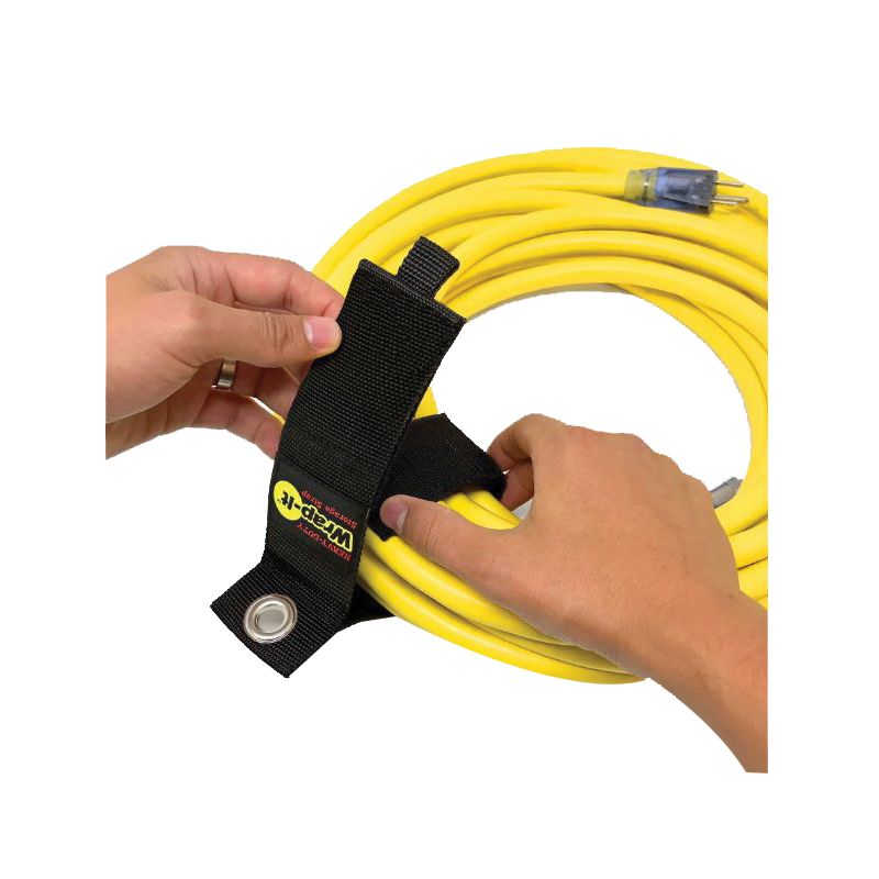 Wrap-It Storage 106-234BX Storage Strap, Polypropylene, Fastening Method: Hook and Loop Black